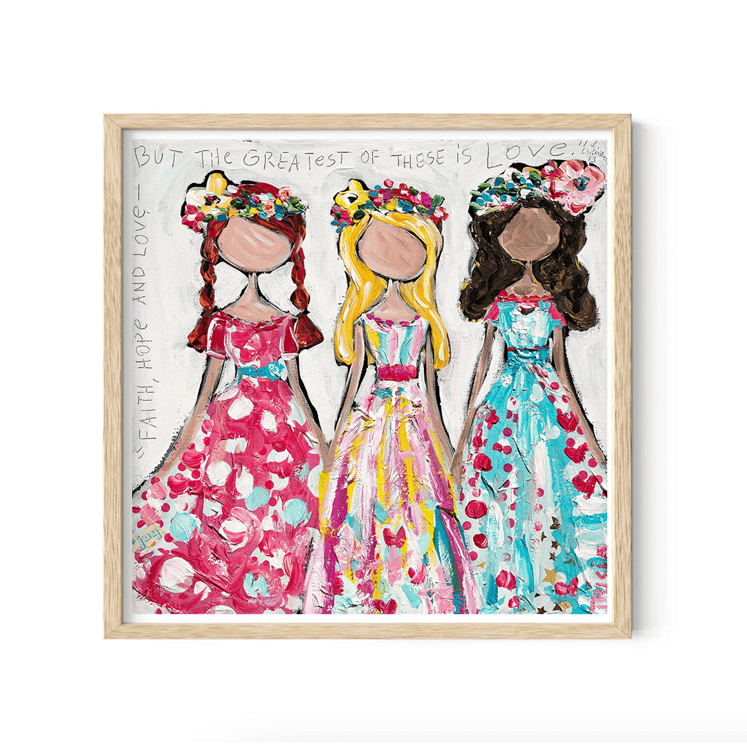 Faith, Hope and Love Print