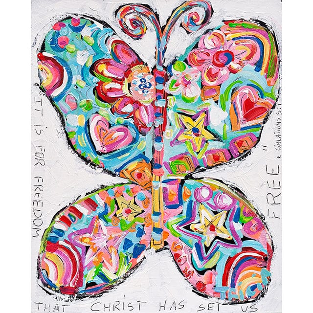 Freedom Butterfly Print