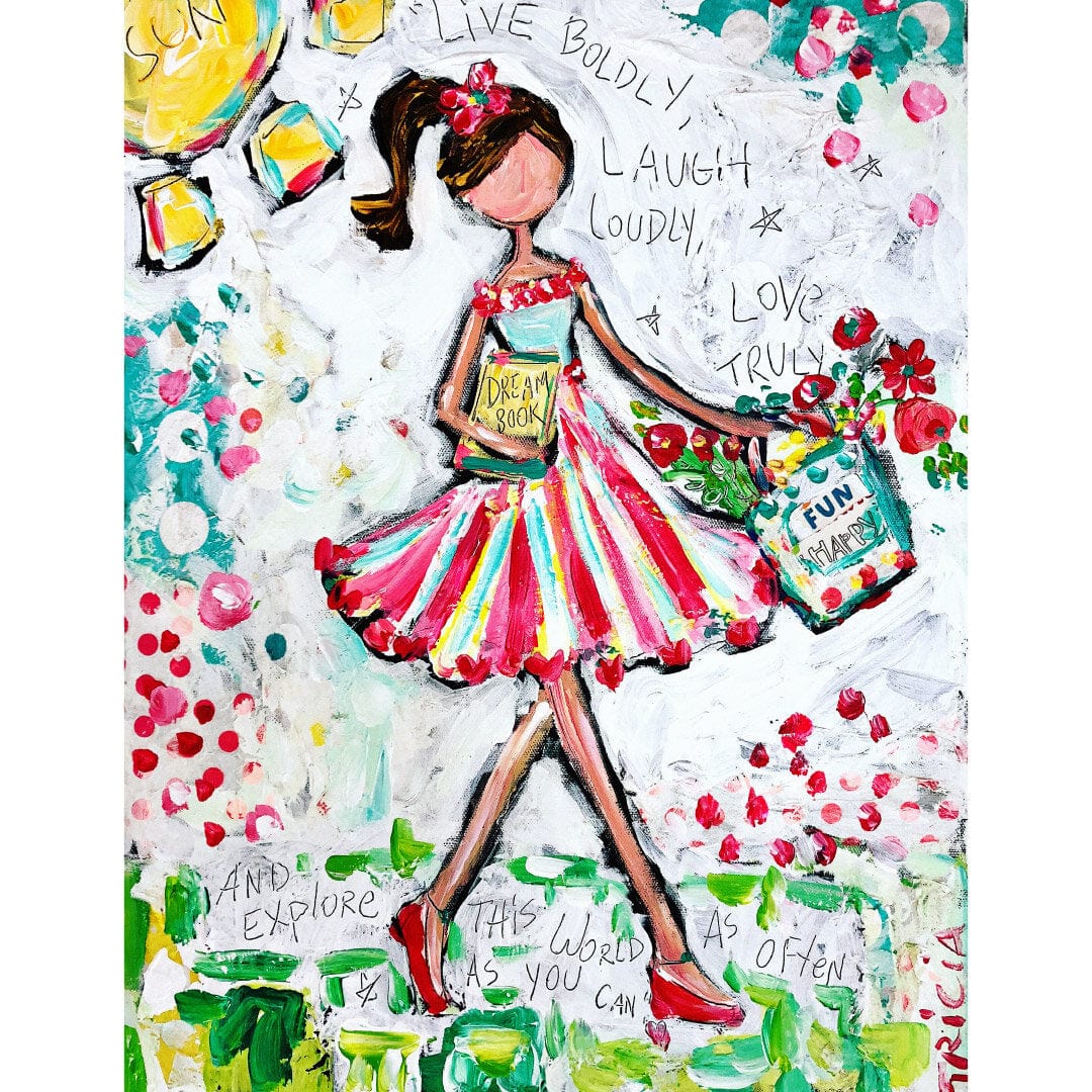 Live Boldly, Laugh Loudly Print