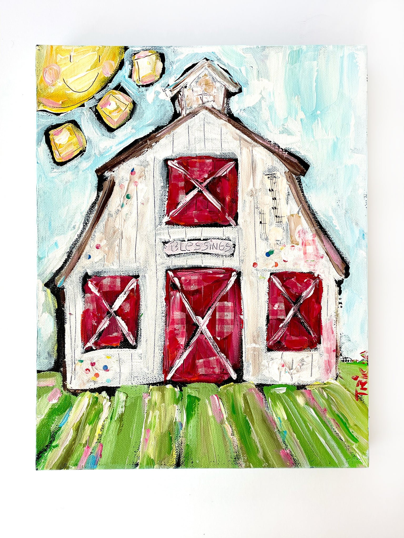 “Happy Barn” 11"x14" Original Painting