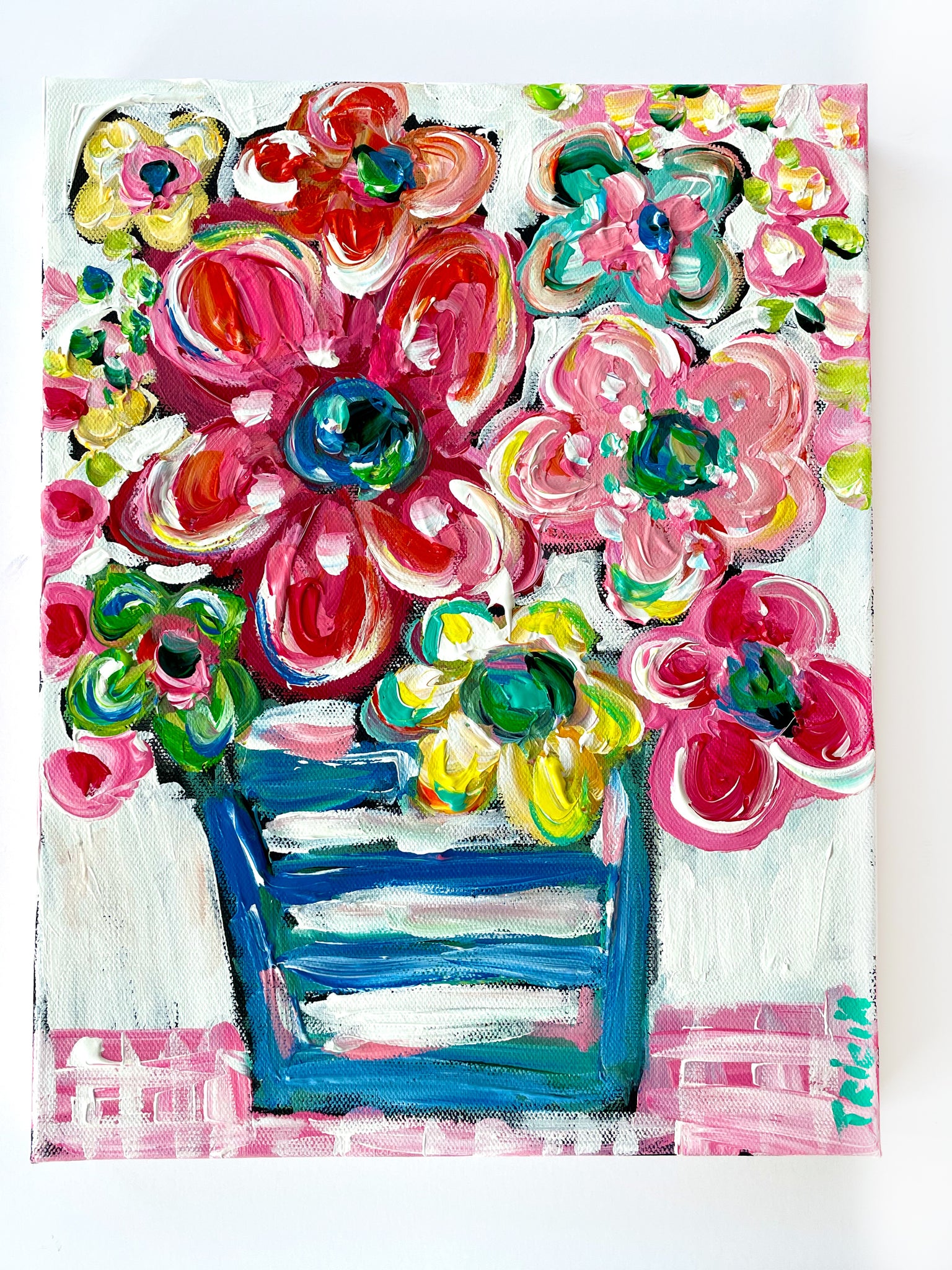 “Mary Poppins Flowers” 11"x14" Original Painting