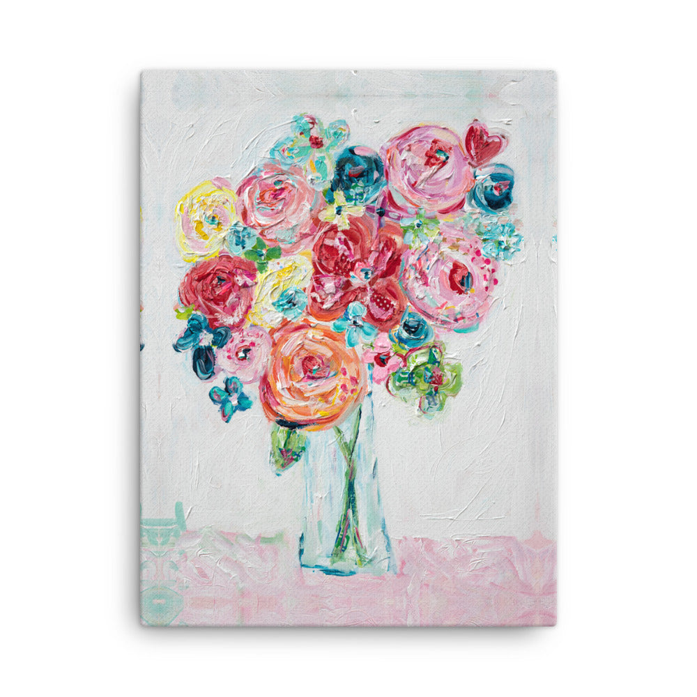 Monet's Flowers Giclee