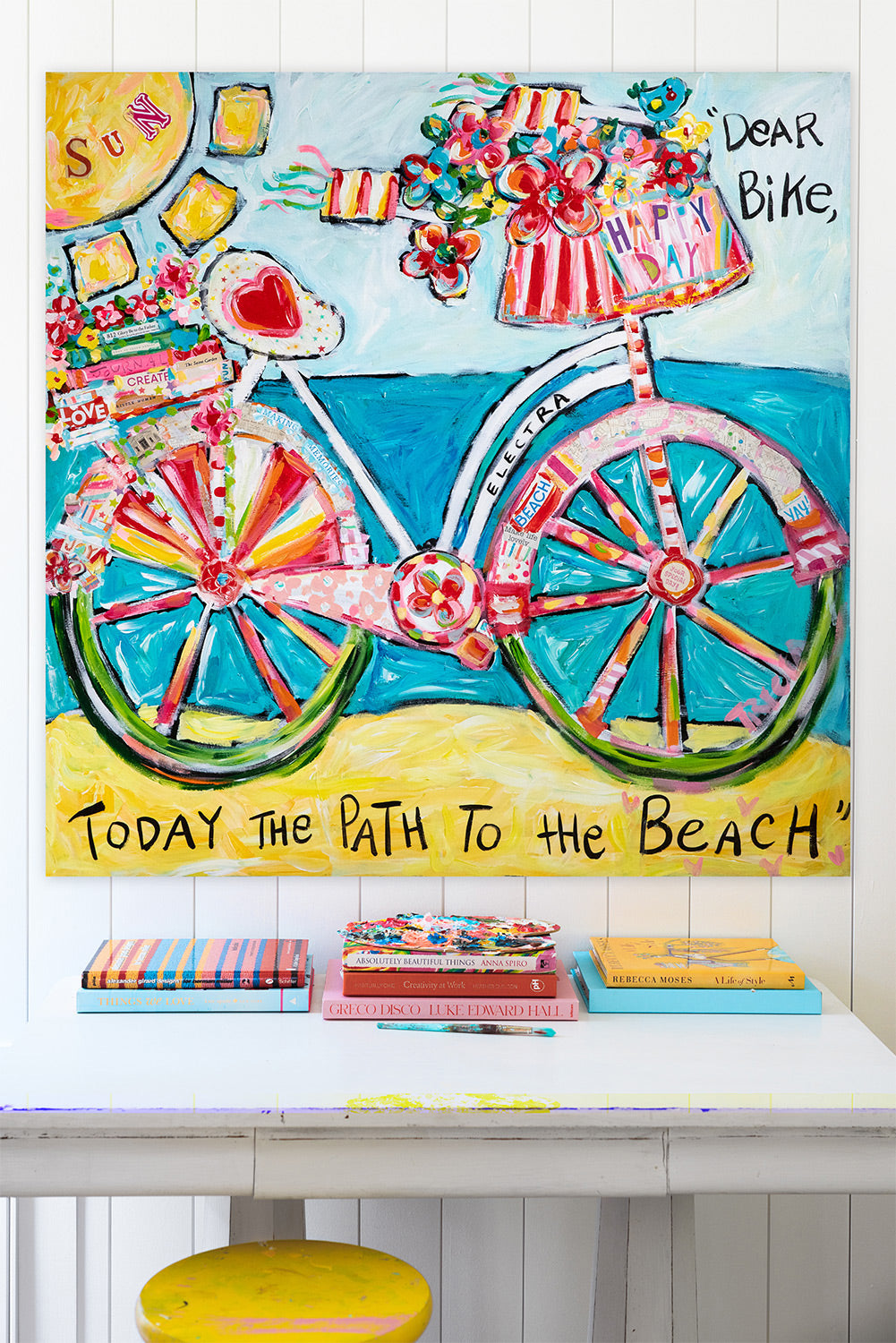 Dear Bike, Today the Path to the Beach Giclee