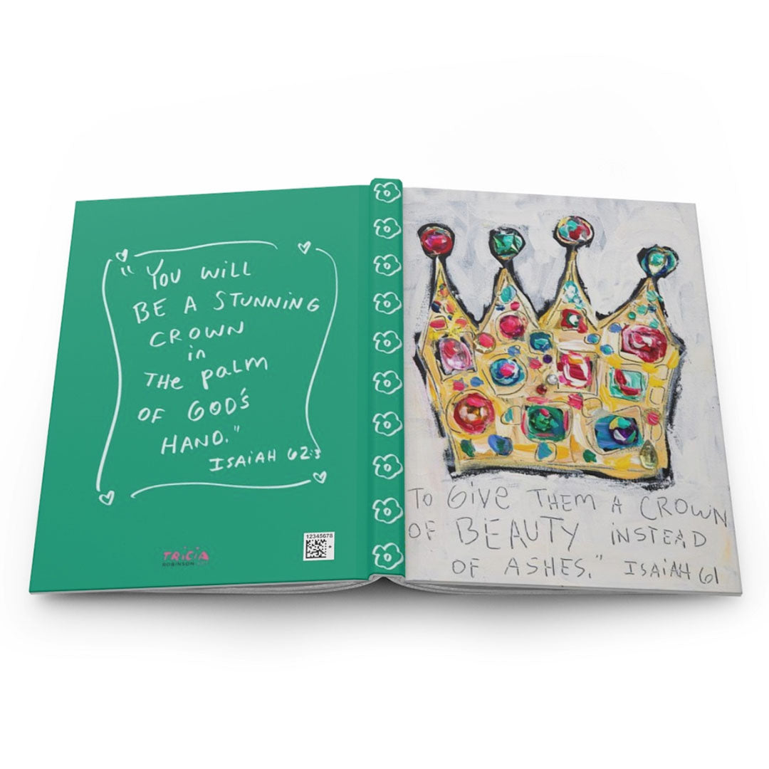 Crown of Beauty Hardcover Journal