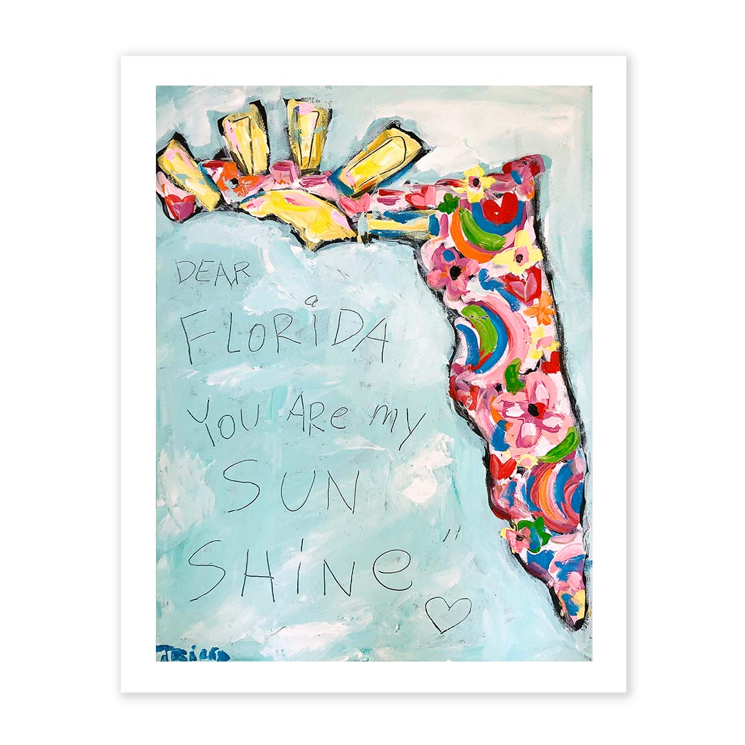 Sunshine Florida Print