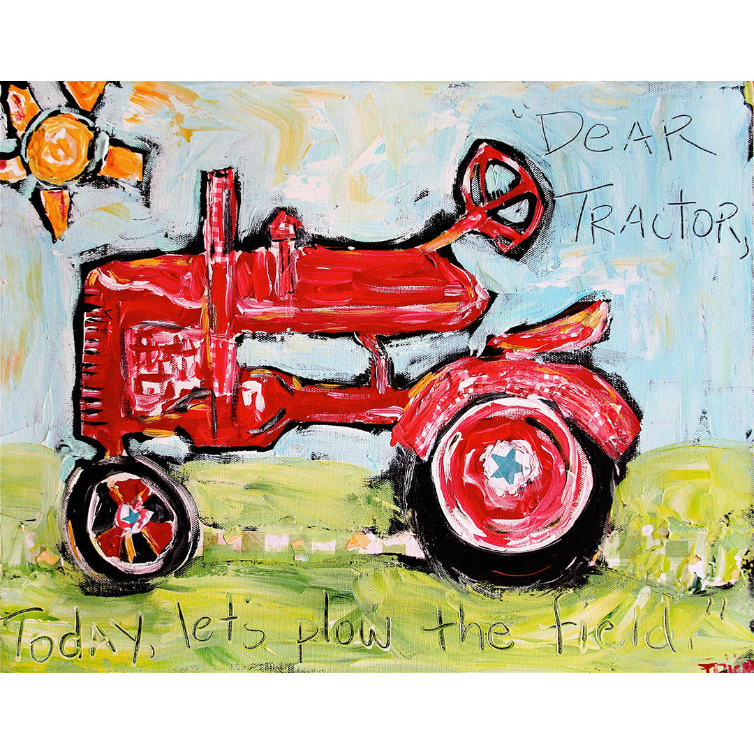 Dear Tractor Print